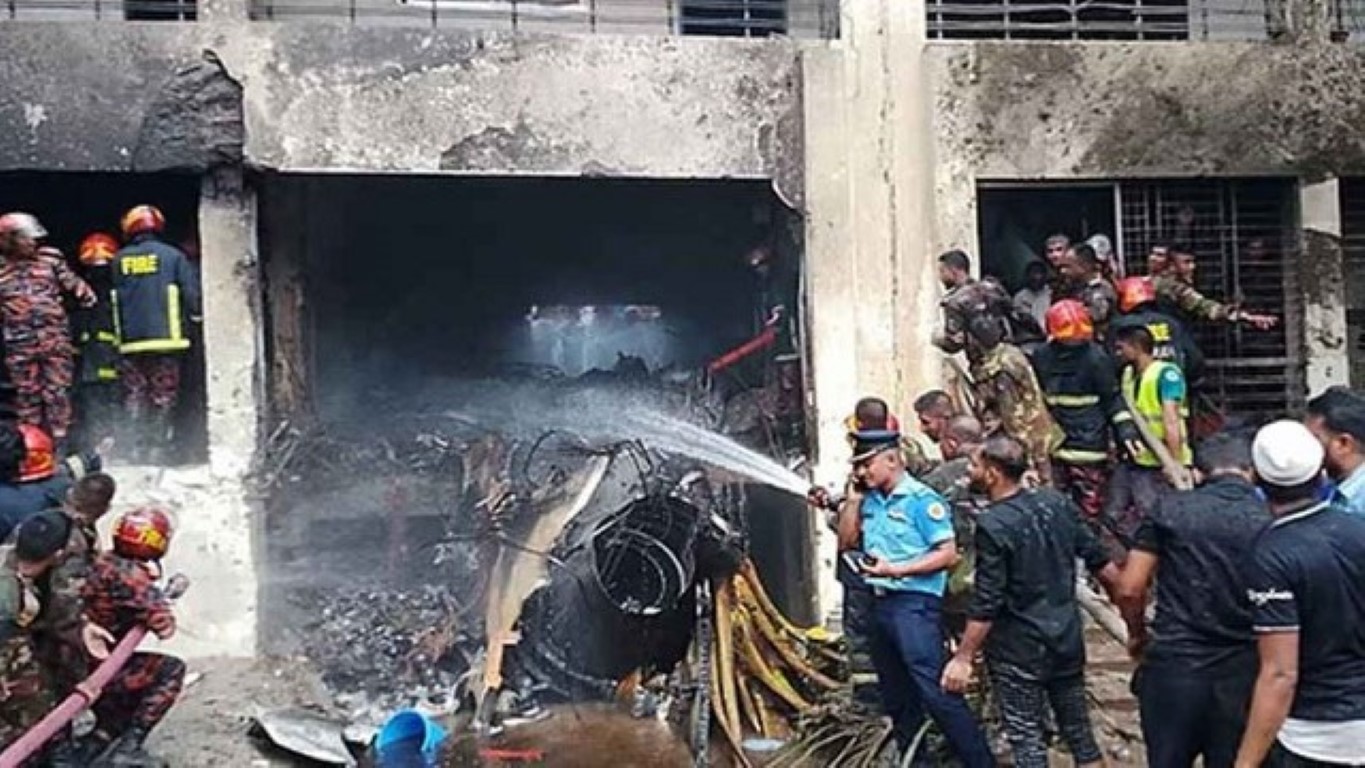 উত্তরায় বিমান দুর্ঘটনা: উদ্ধার অভিযান সমাপ্তি ঘোষণা